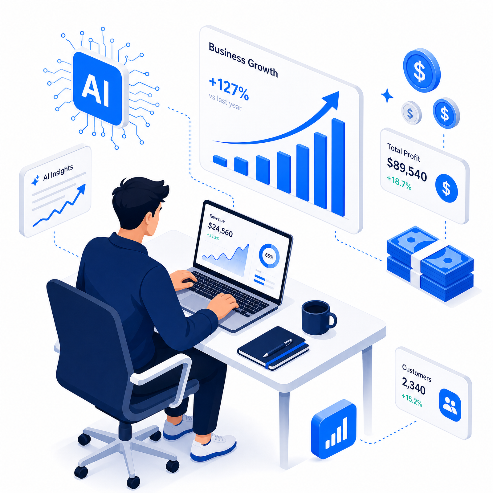 Digital Skills Illustration